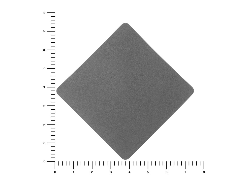 ПАТЧ РОМБ nubuk (серый) 7,6 х 7,6 см-1
