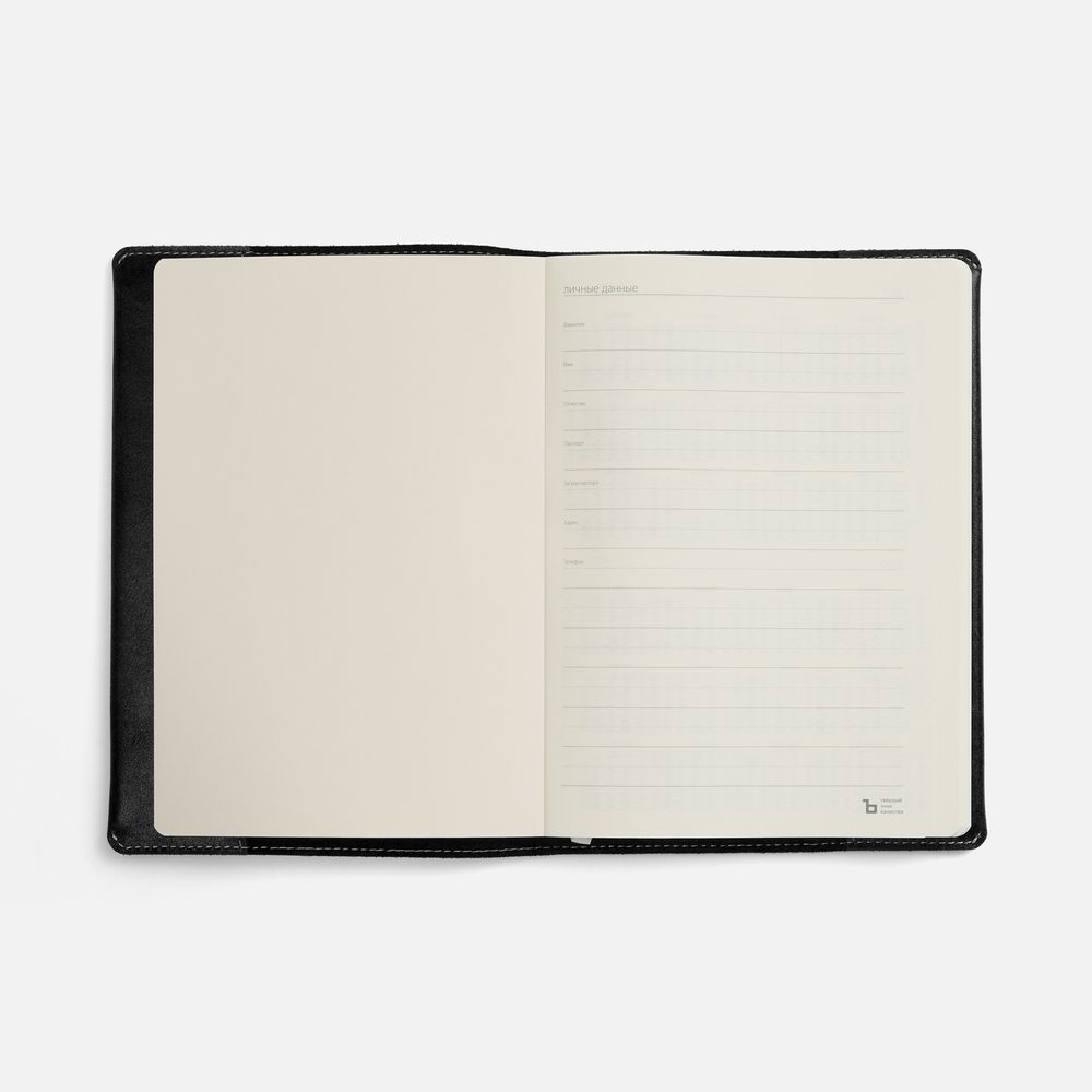 Ежедневник Apache, недатированный, черный-2