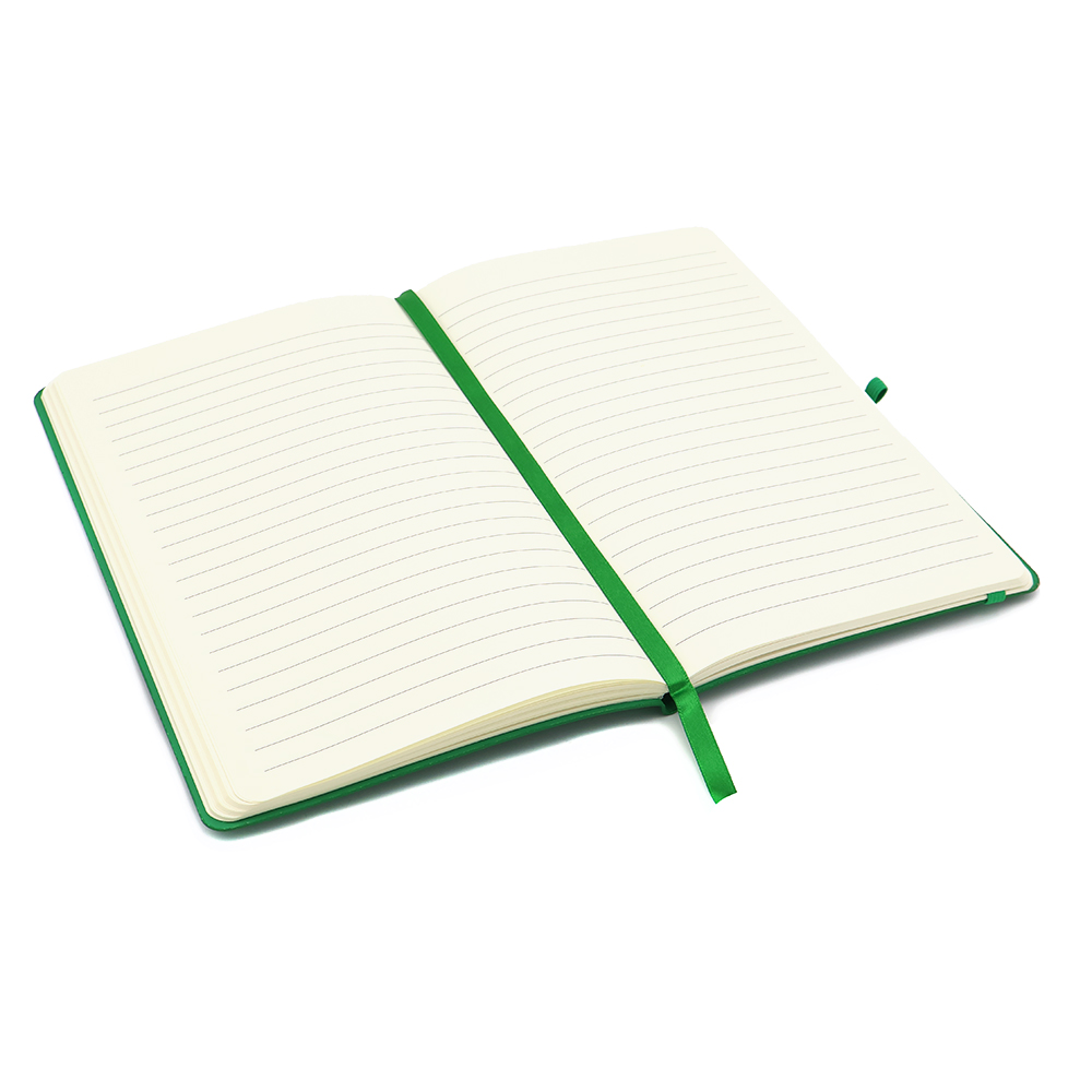 Блокнот А5 Legato в мягком переплёте, Темно-зеленый-1