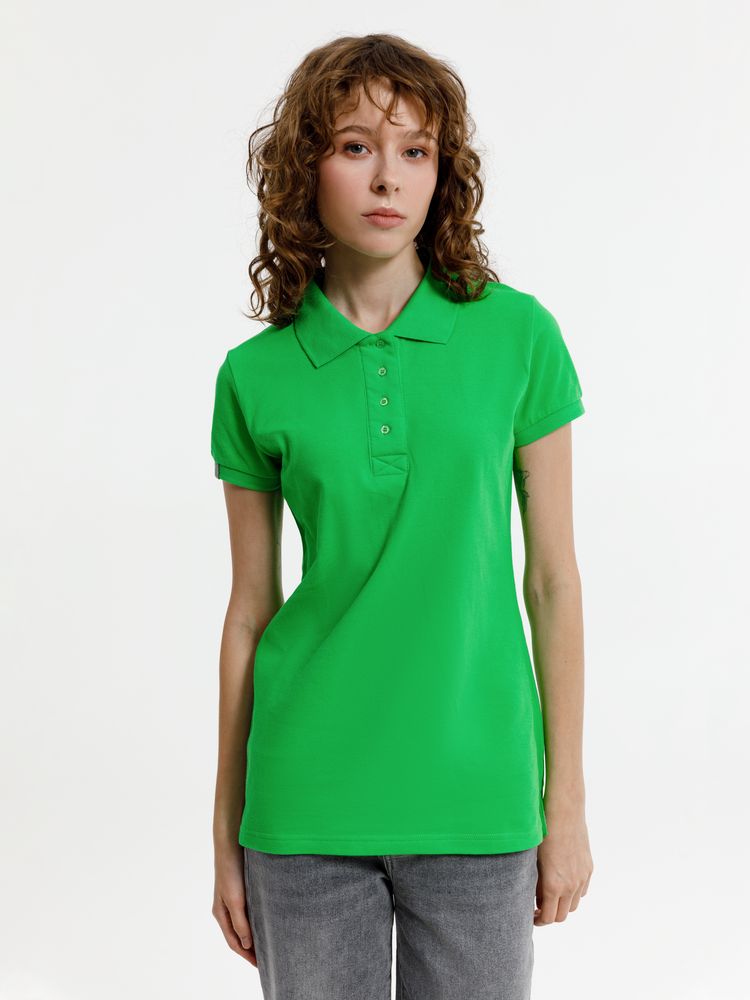 Рубашка поло женская Virma Premium Lady, зеленое яблоко-3