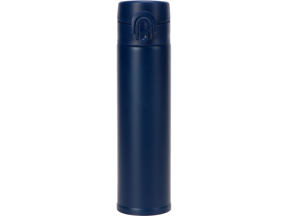 Вакуумная герметичная термокружка Inter, темно-синий, нерж. сталь-3