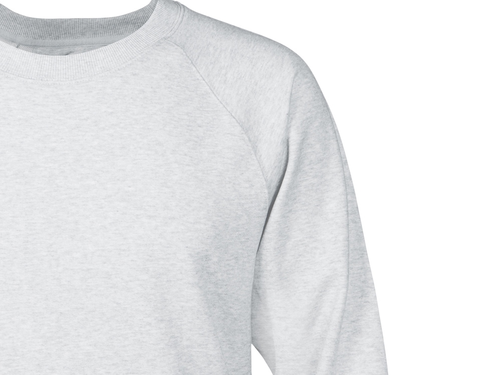 Свитшот оверсайз с рукавом реглан Belgrade, унисекс, серый меланж-11
