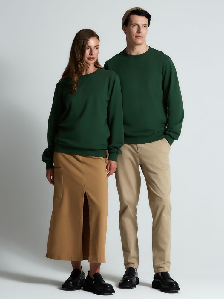 Свитшот Toima 2.0, темно-зеленый-6