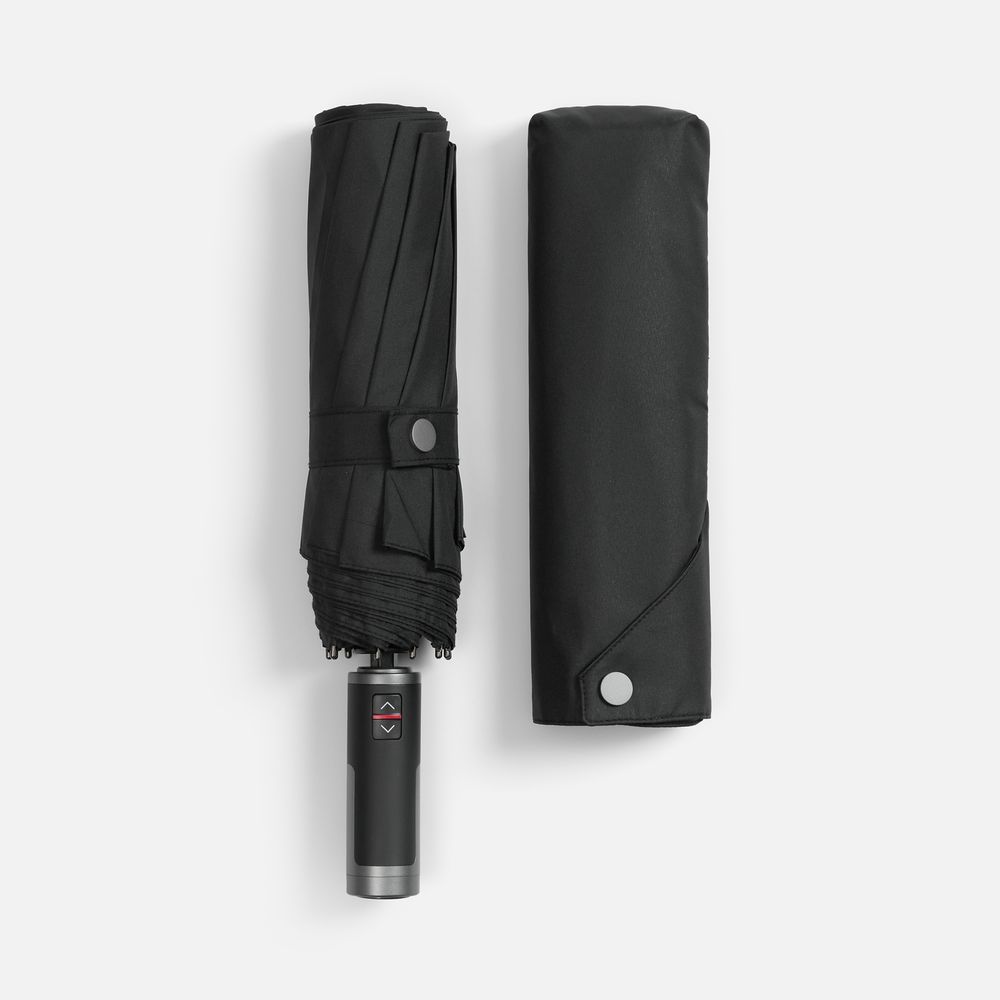 Зонт складной Regenfall, черный-4