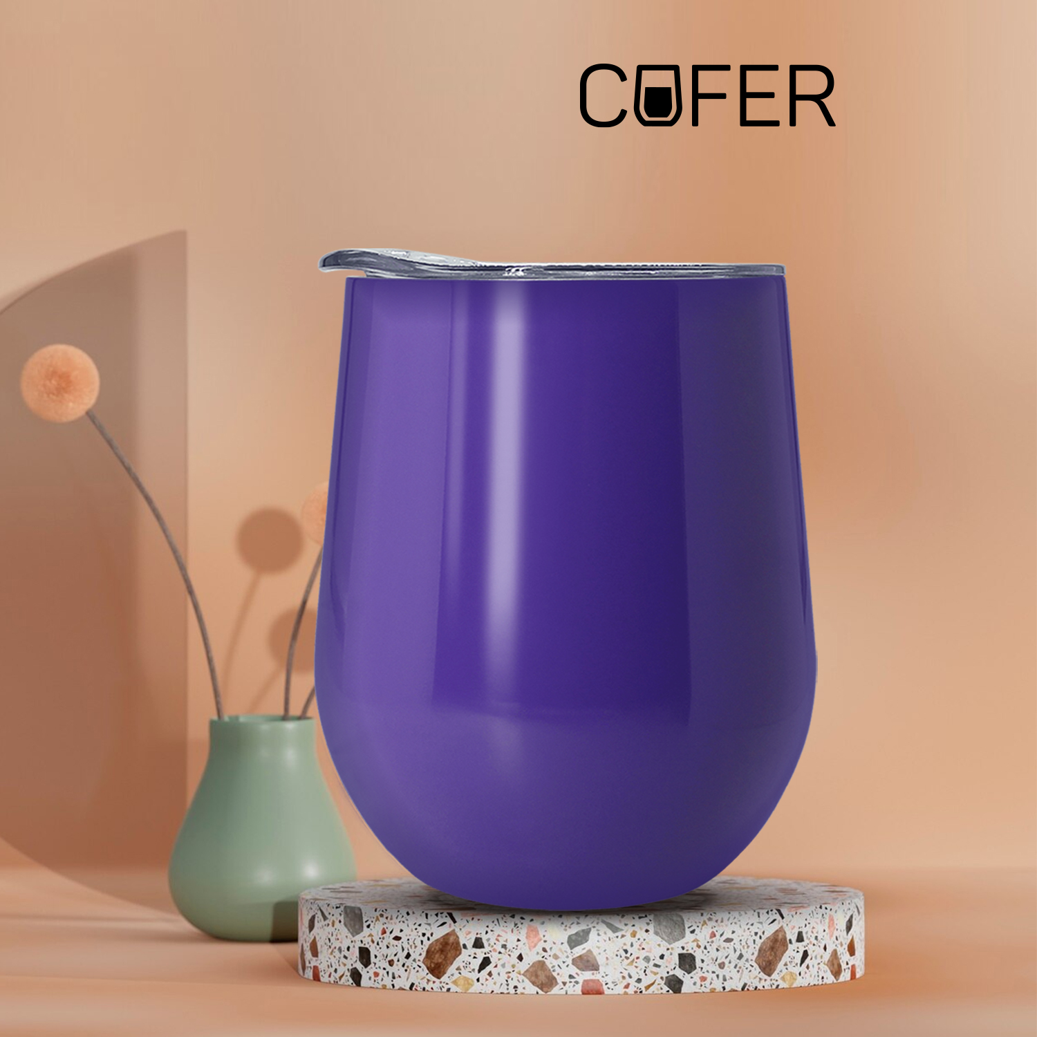 Кофер глянцевый CO12 (фиолетовый)-0