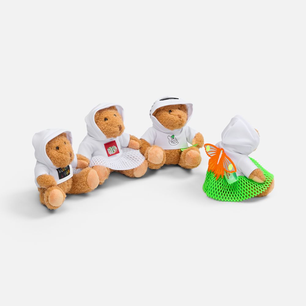 Мягкая игрушка «Мишка Cuddleton» в белом худи-7