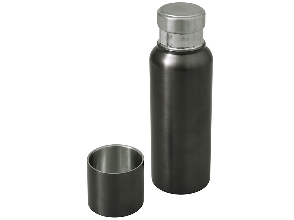 Вакуумный термос c магнитной крышкой Magne, 500 мл, темно-серый-4