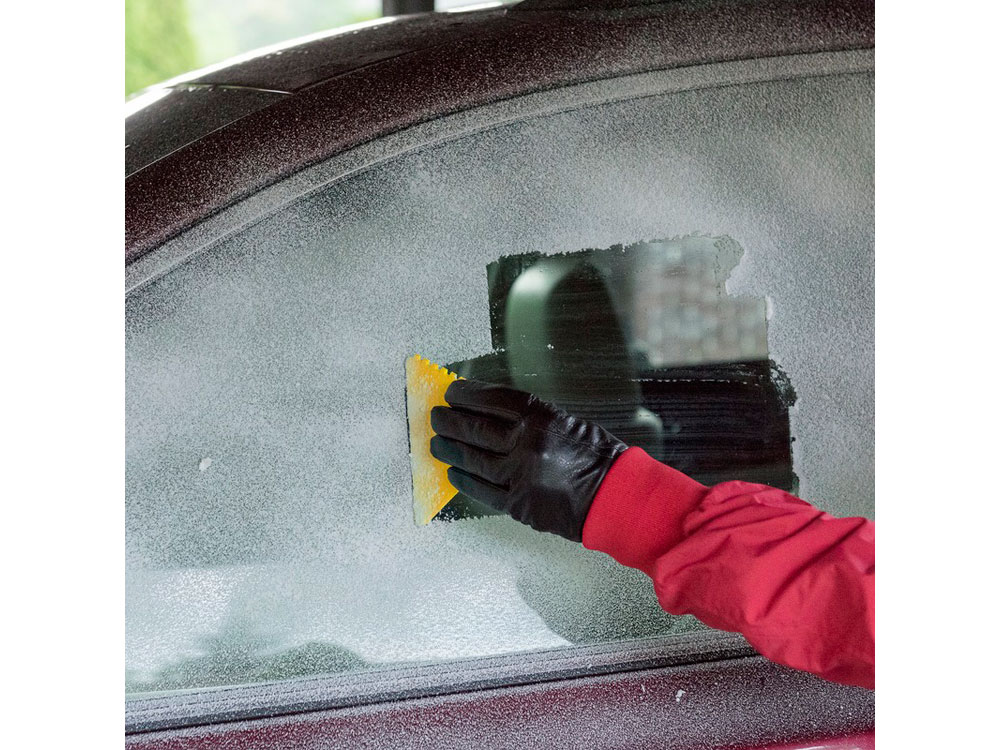 Треугольный скребок Frosty 2.0 , желтый-2