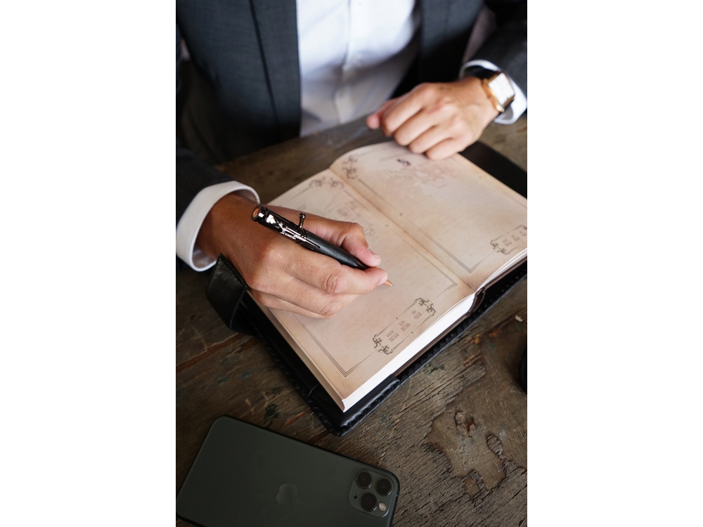 Ручка шариковая Морёный дуб-9