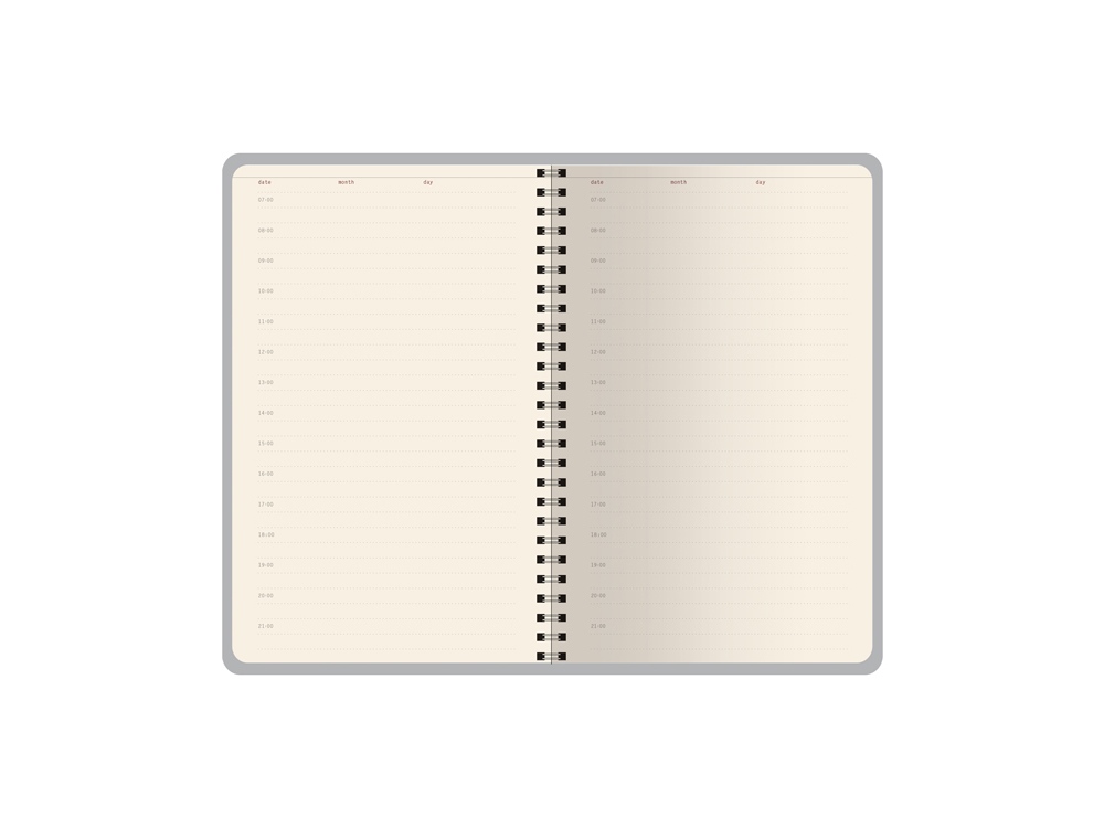 Ежедневник недатированный А5 Alba, синий-7