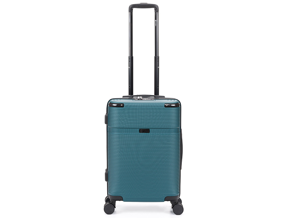 Чемодан TORBER Onego, зелёный, ABS-пластик, 59,5 х 39,5 х 24 см, 46 л-1