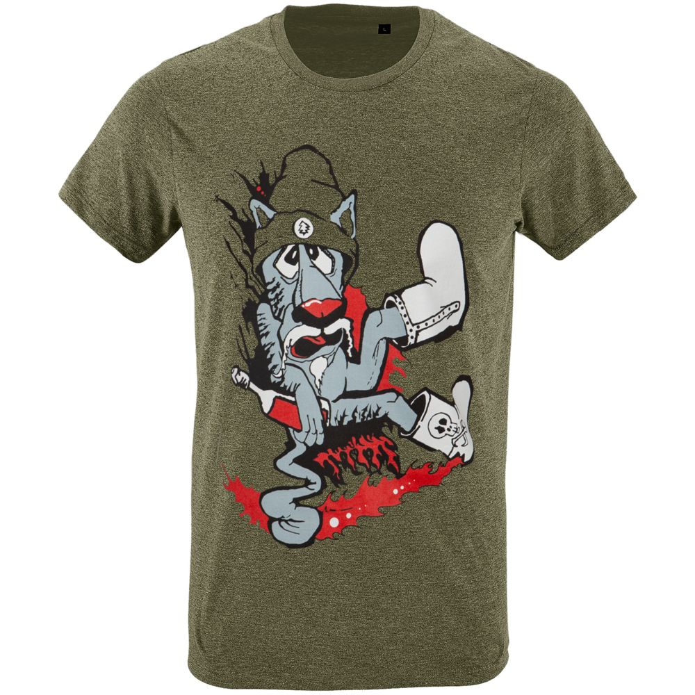 Футболка мужская «Ну, накати!», хаки-0