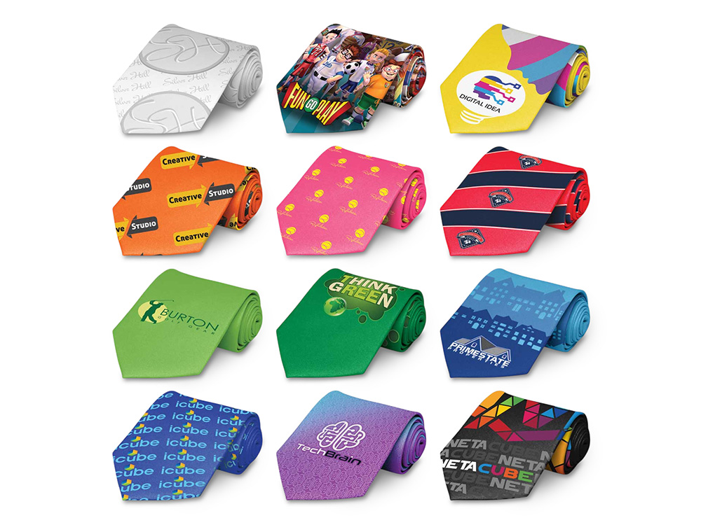 Галстук с возможностью полноцветной печати-0