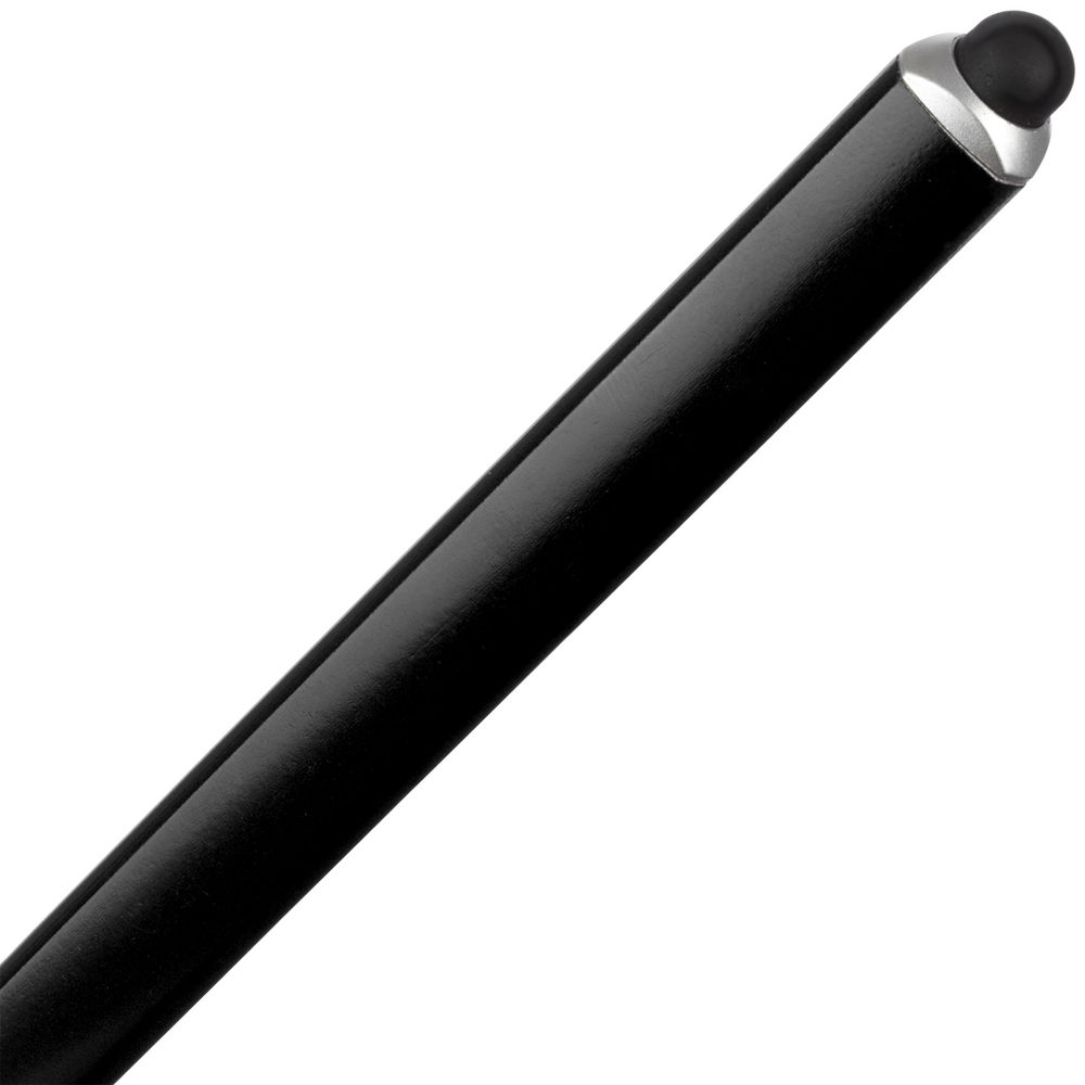 Вечный карандаш Tricore со стилусом, черный-4