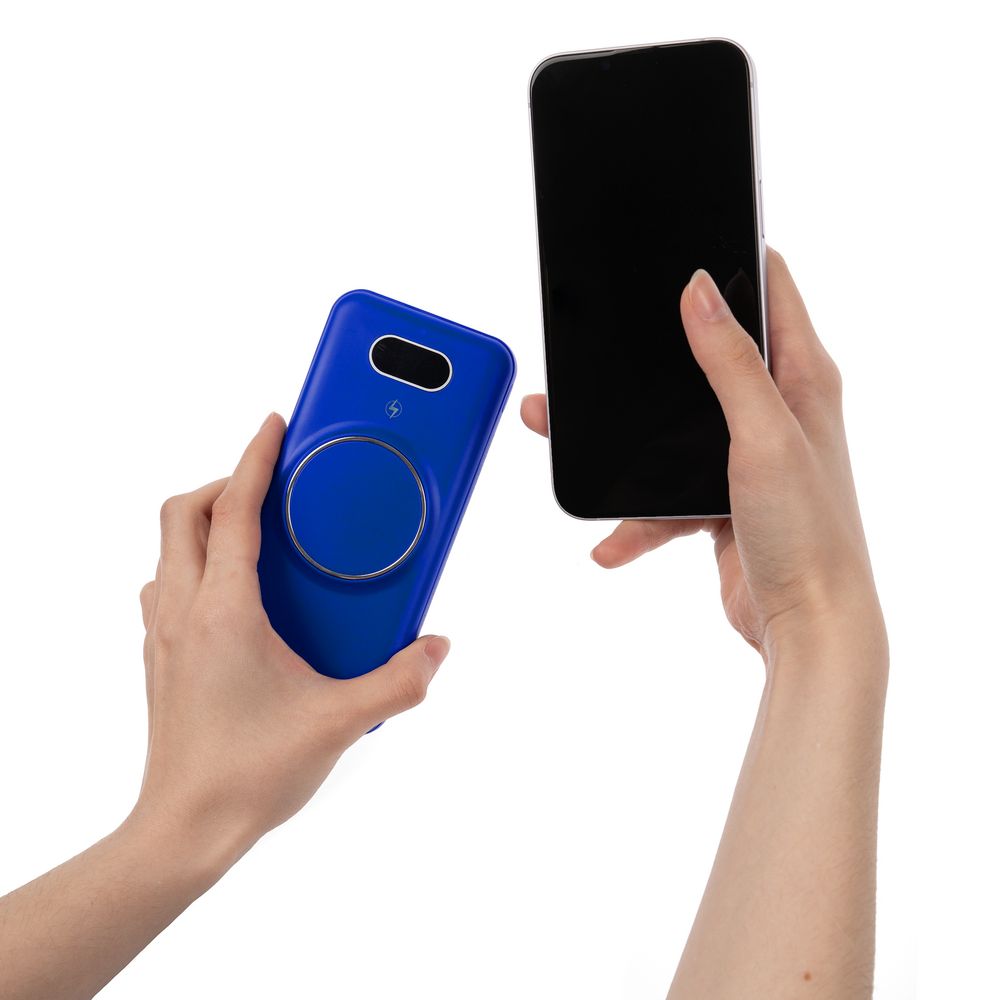 Внешний аккумулятор Omni Qi 10000 мАч, синий-6