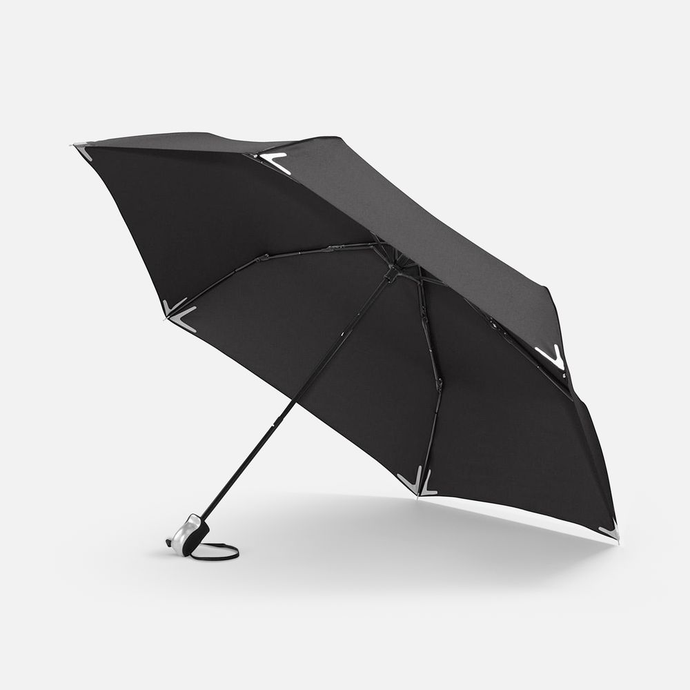 Зонт складной Safebrella, черный-1