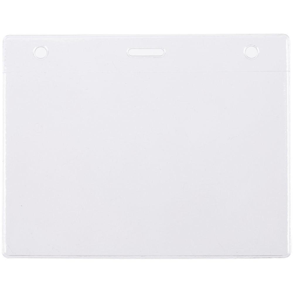 Карман для бейджа Lucid, горизонтальный, из фактурного ПВХ-0