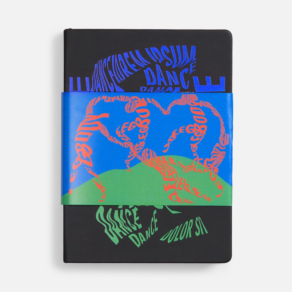 Ежедневник Cortado, недатированный, черный-3