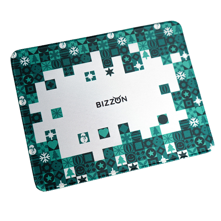 Коврик для мыши GLIDE S, 26*21*0,3см, прошитый край, белый, белый-4