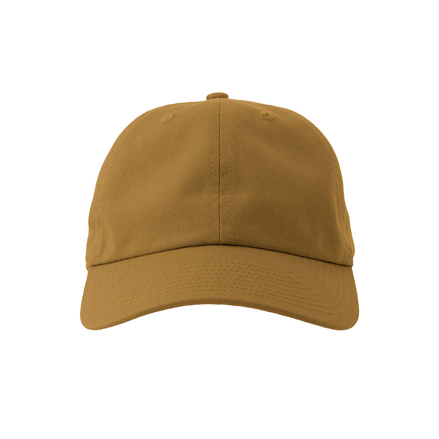 Бейсболка DAD HAT-S, 6 клиньев, металлическая застежка, горчичный-7