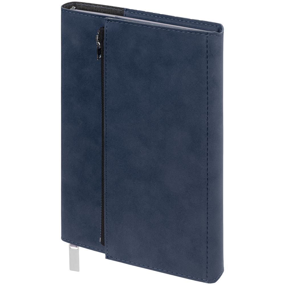 Ежедневник Grace на заказ, недатированный, темно-синий-1
