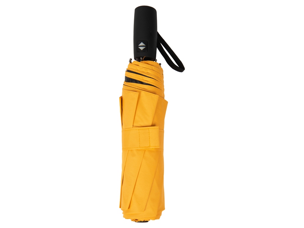 Зонт-автомат Dual с двухцветным куполом, желтый/черный-6