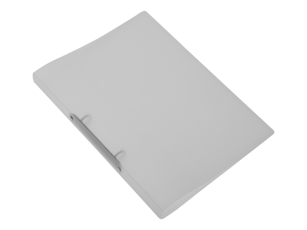 Папка пластиковая с 2 кольцами, прозрачный-2