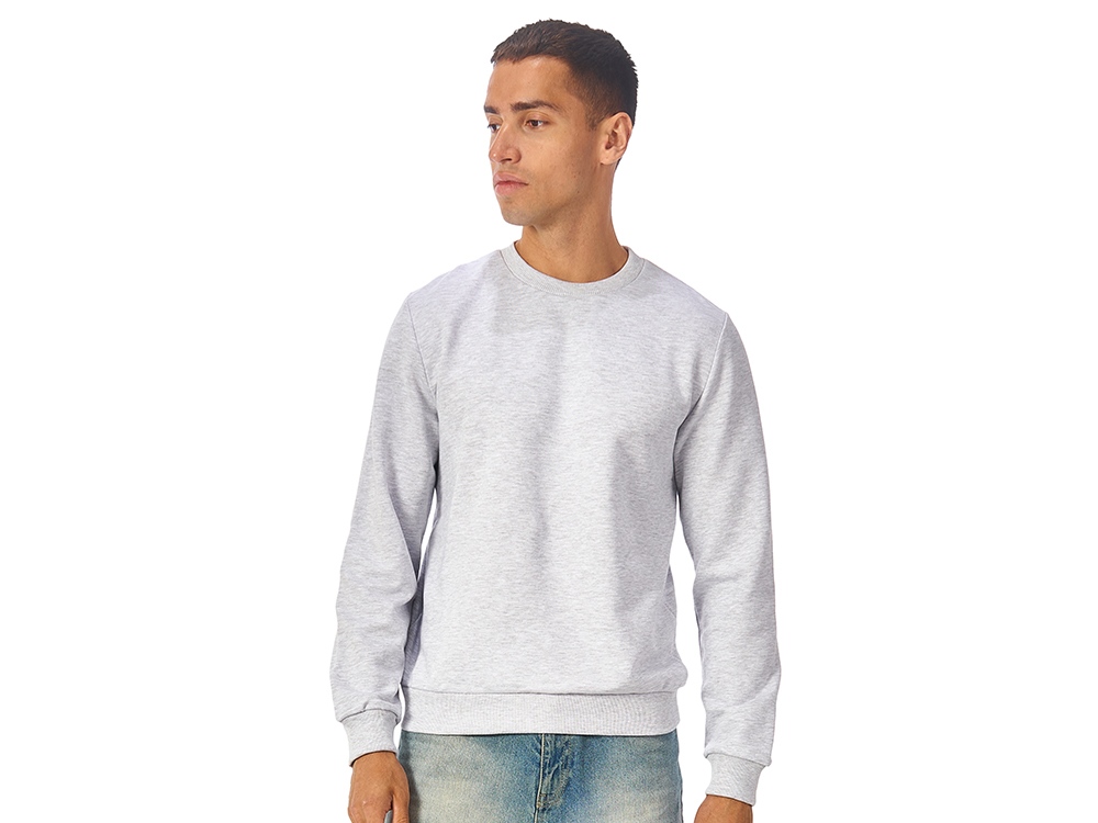 Свитшот Monaco унисекс, белый меланж-1