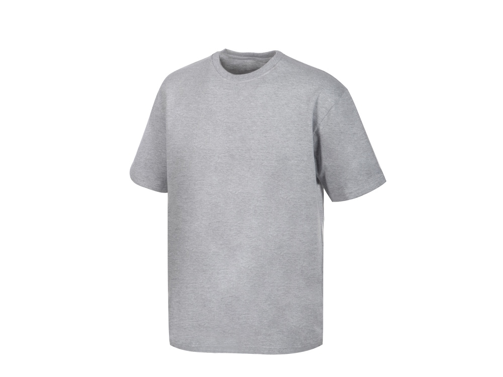 Футболка из френч терри Warsaw унисекс 220гр, серый меланж-6