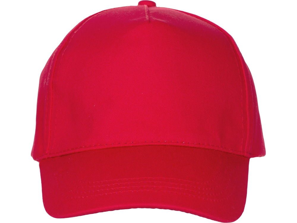 Бейсболка Мемфис 230 5-панельная, красная-6