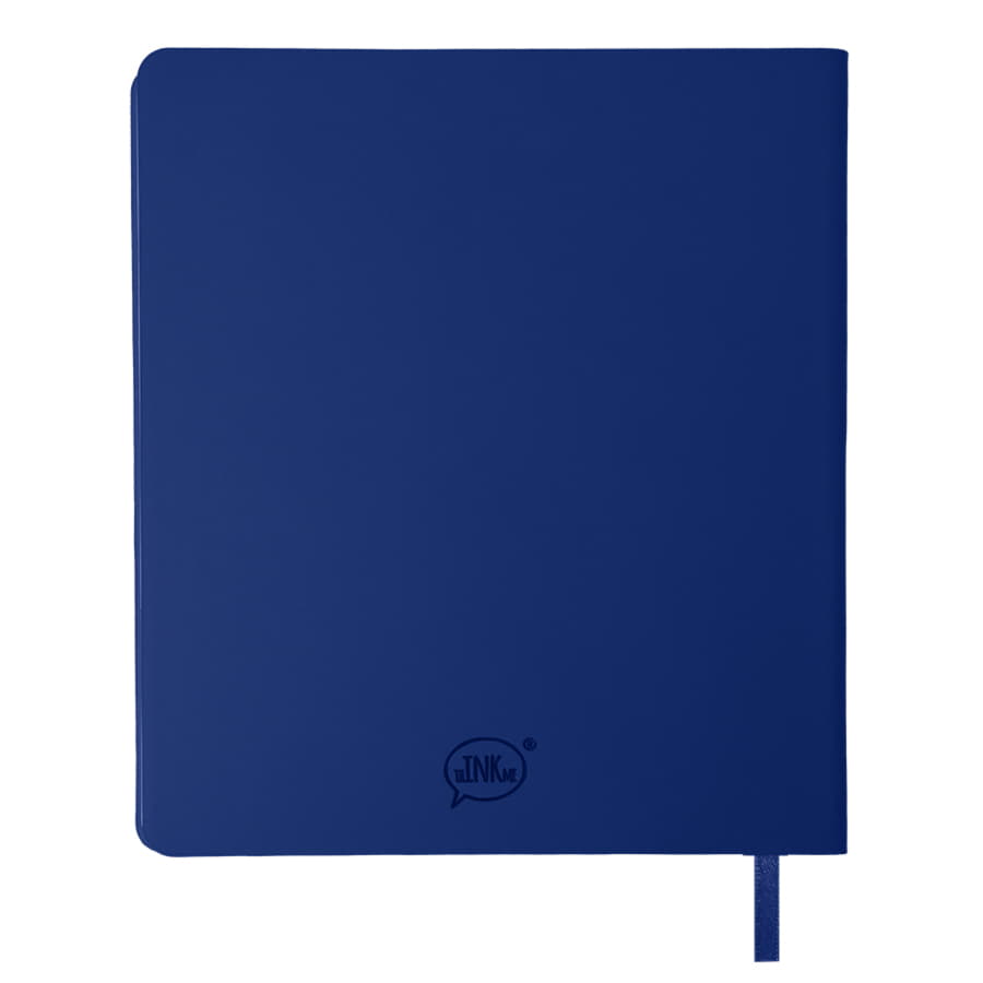 Бизнес-блокнот CUBI, B6+, в линейку, синий-2