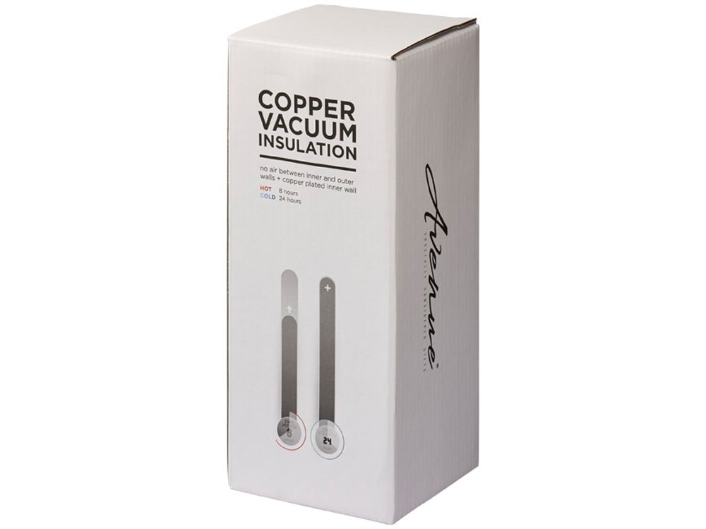 Вакуумный термос Peeta с медным покрытием, черный-6