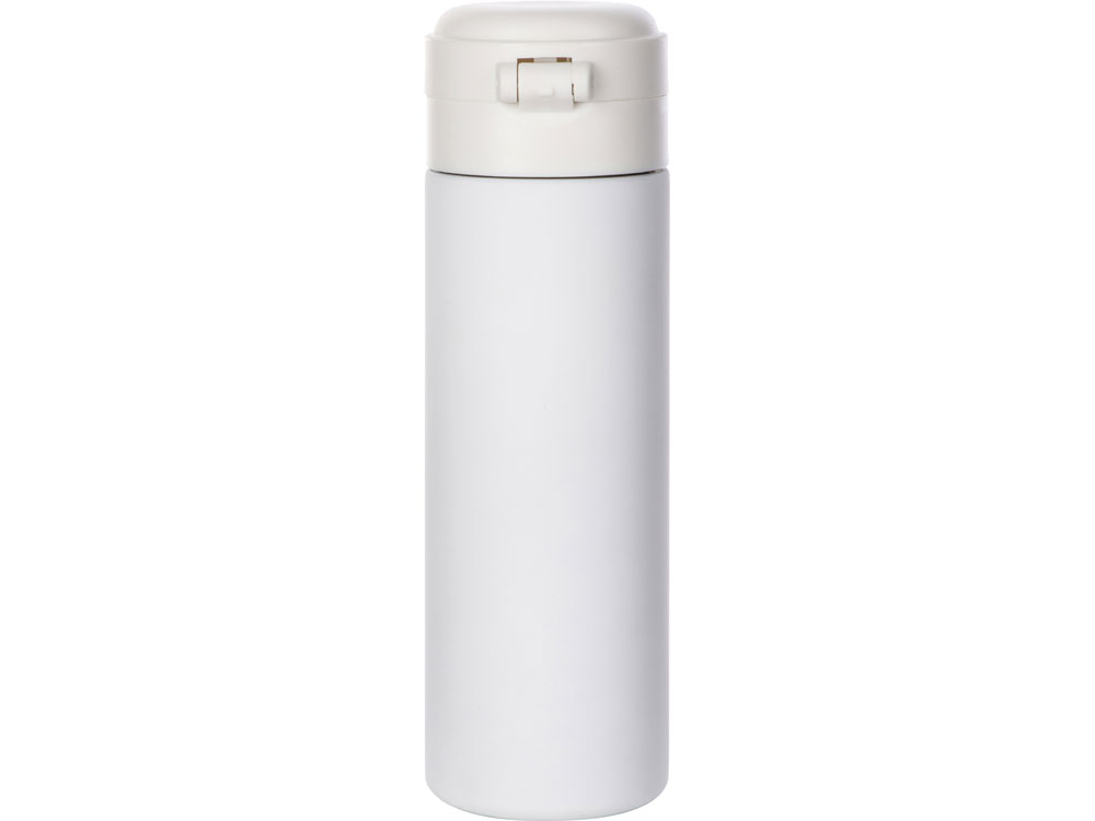 Вакуумная термокружка Waterline c кнопкой Guard, 400 мл, белый-3