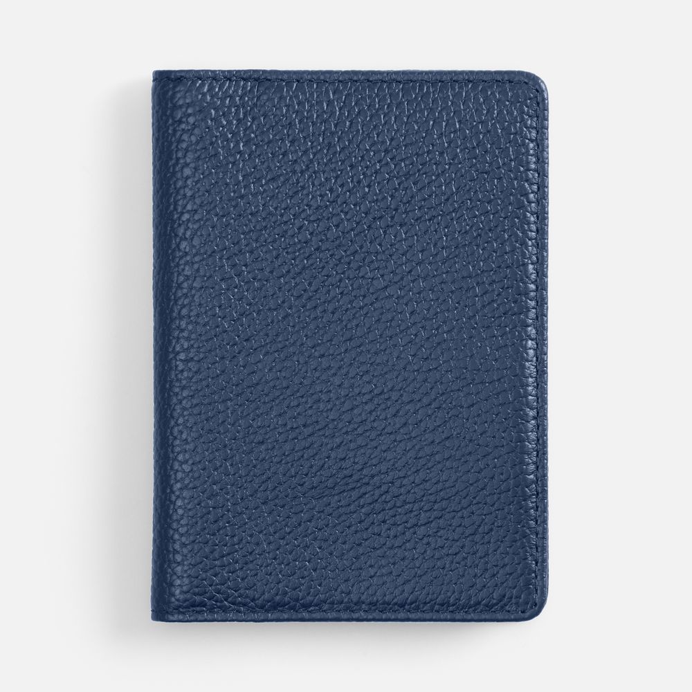 Обложка для паспорта Unison, синяя-0