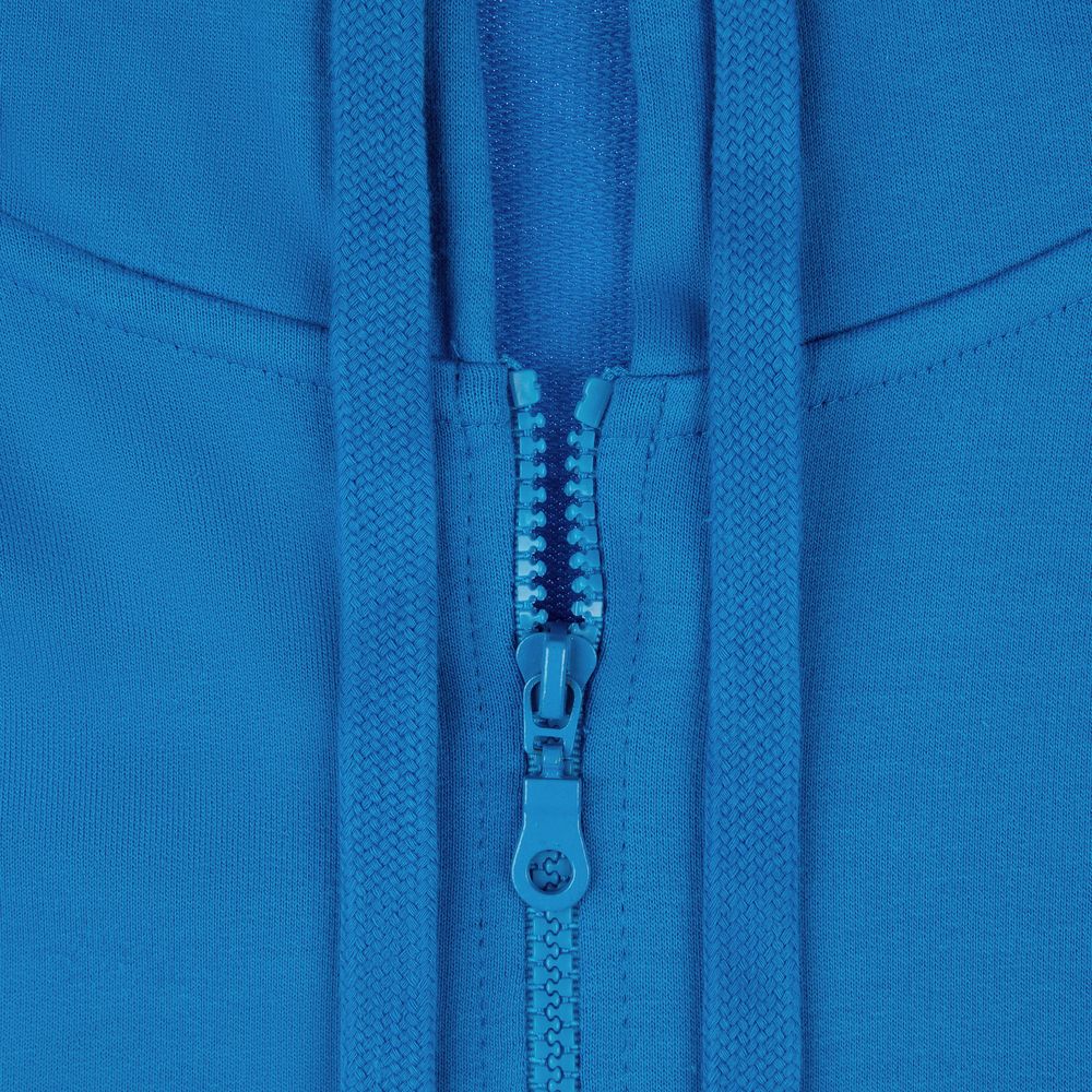 Толстовка на молнии с капюшоном Siverga 2.0, бирюзовая-3