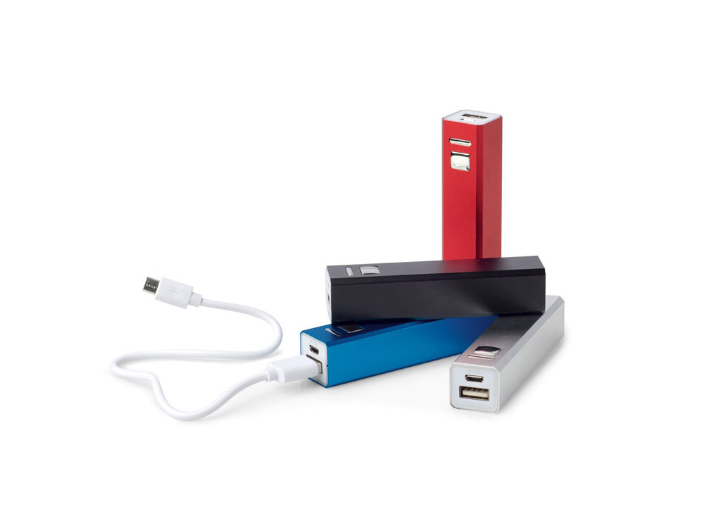 HEVESY. Портативная батарея 2'200 mAh, Синий-1