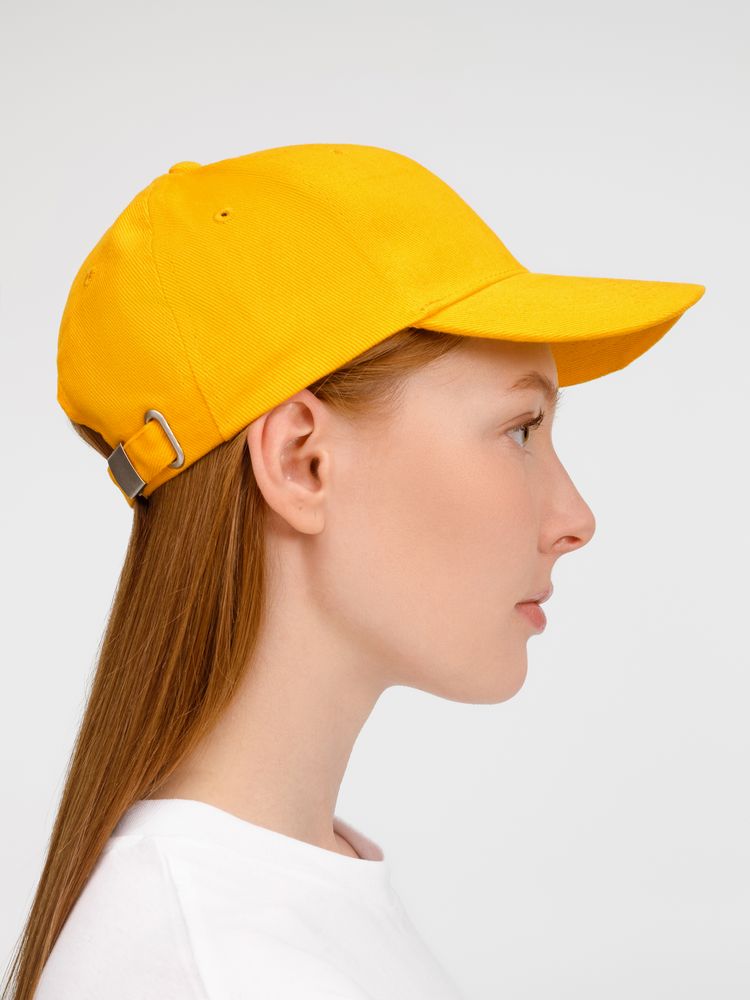 Бейсболка Buffalo, желтая-5