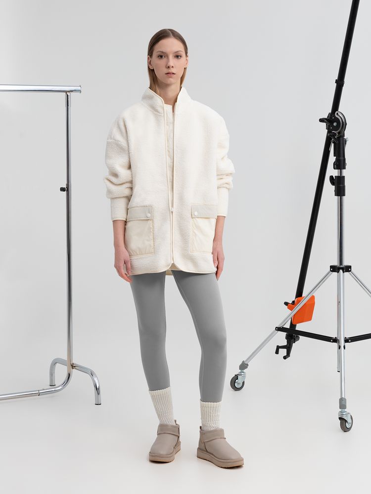 Куртка унисекс Oblako, молочно-белая-4