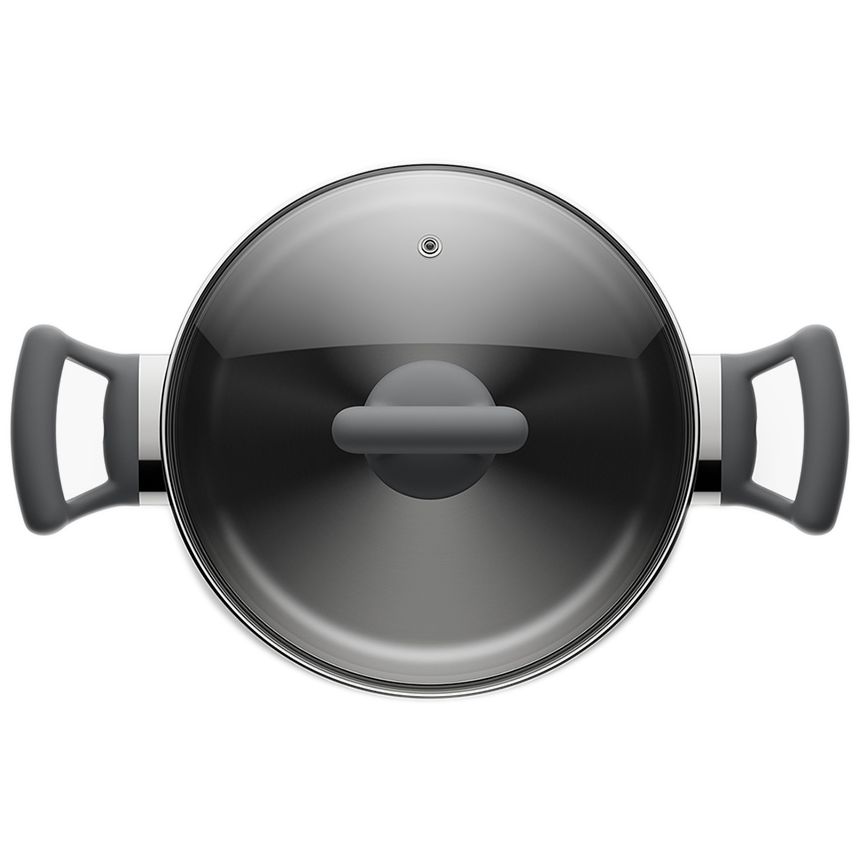 Кастрюля со стеклянной крышкой Vikki-1