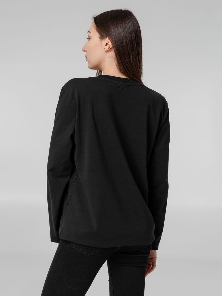 Футболка с длинным рукавом Lehta, черная-5