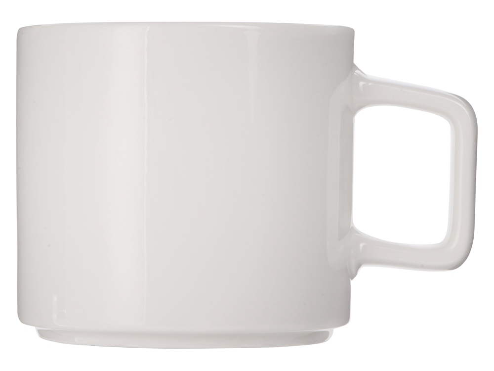 Кружка Kerry, 410 мл, белый, с квадратной ручкой-1