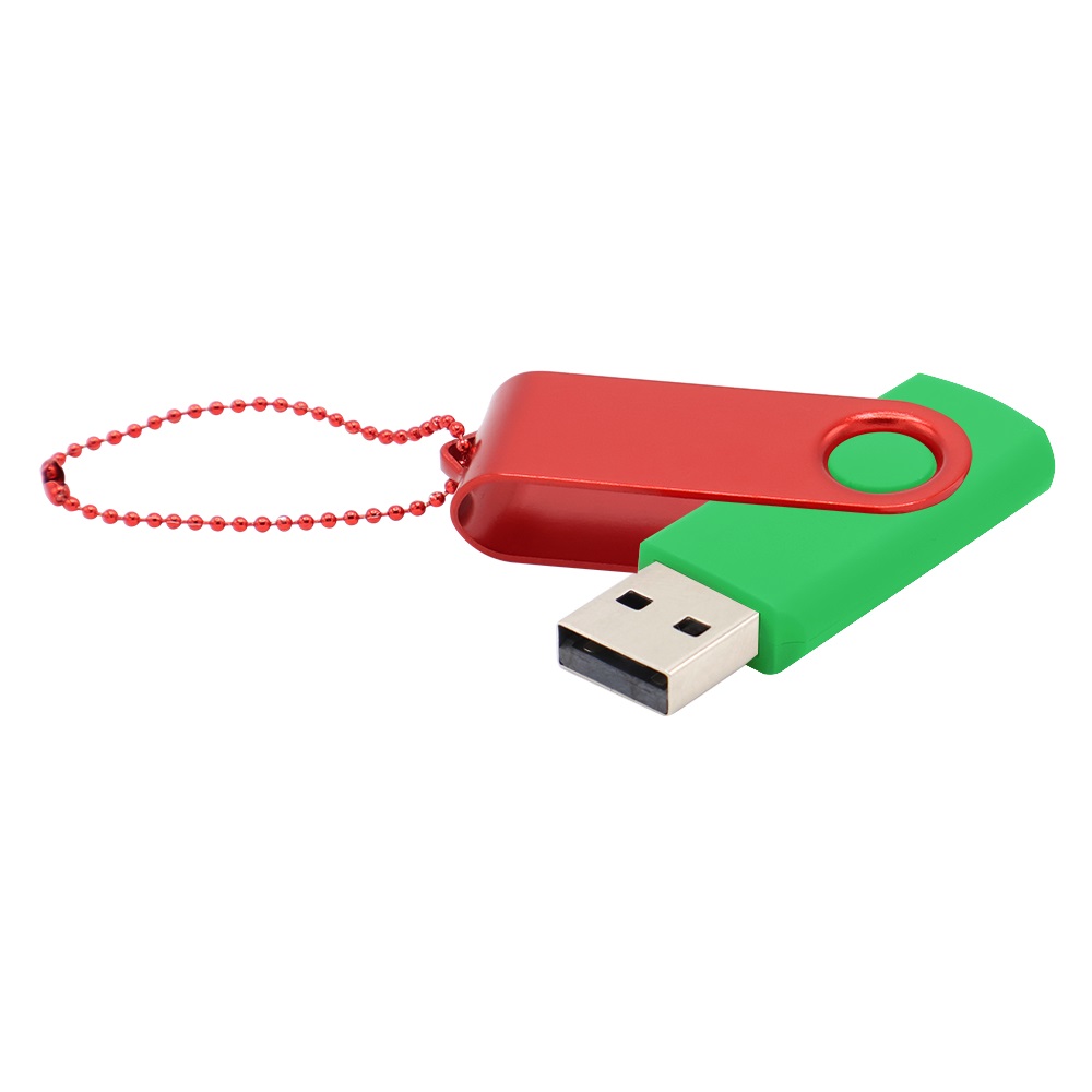 Флешка Designer To Go 2.0 USB 16Gb, Зеленый/Красный-0