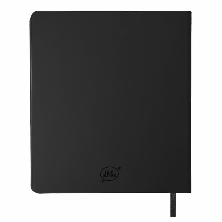 Бизнес-блокнот CUBI, B6+, в линейку, черный-2