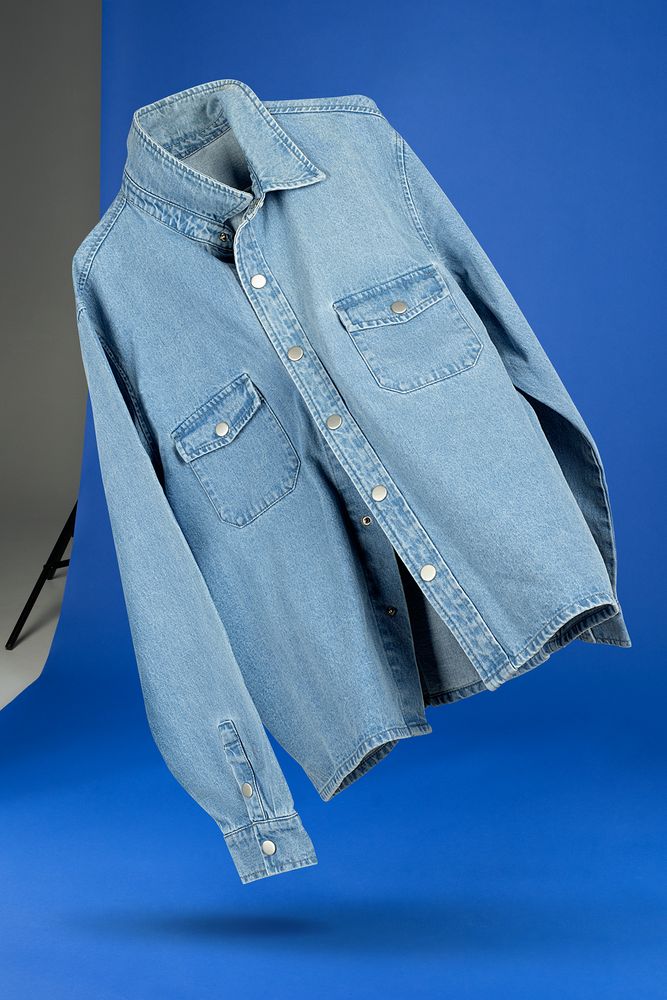 Куртка джинсовая O3, голубая-5