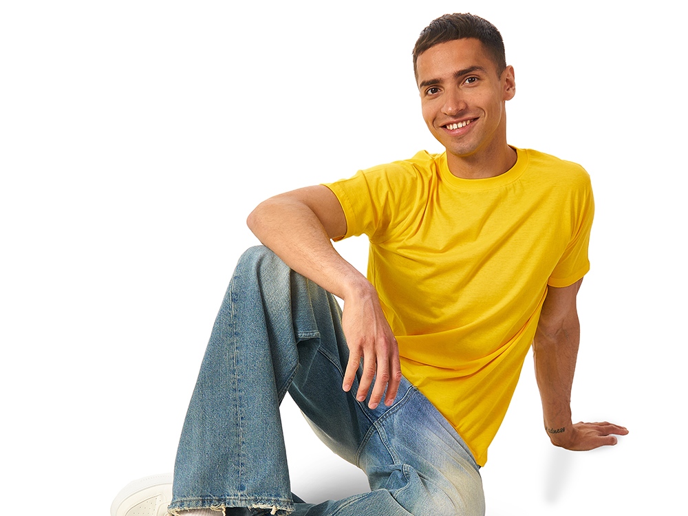 Футболка Super club мужская, желтый-1