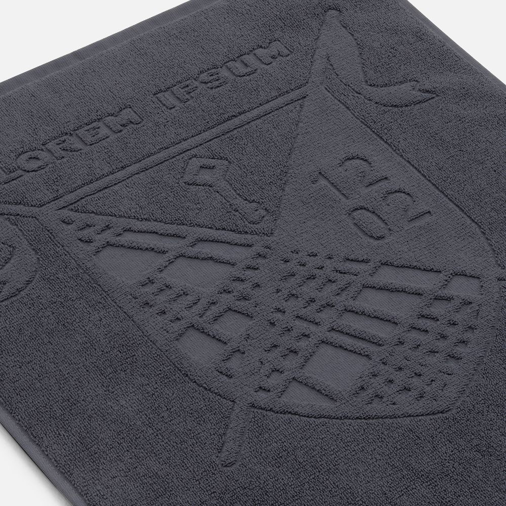 Полотенце на заказ Surpass с рельефным логотипом, большое-0