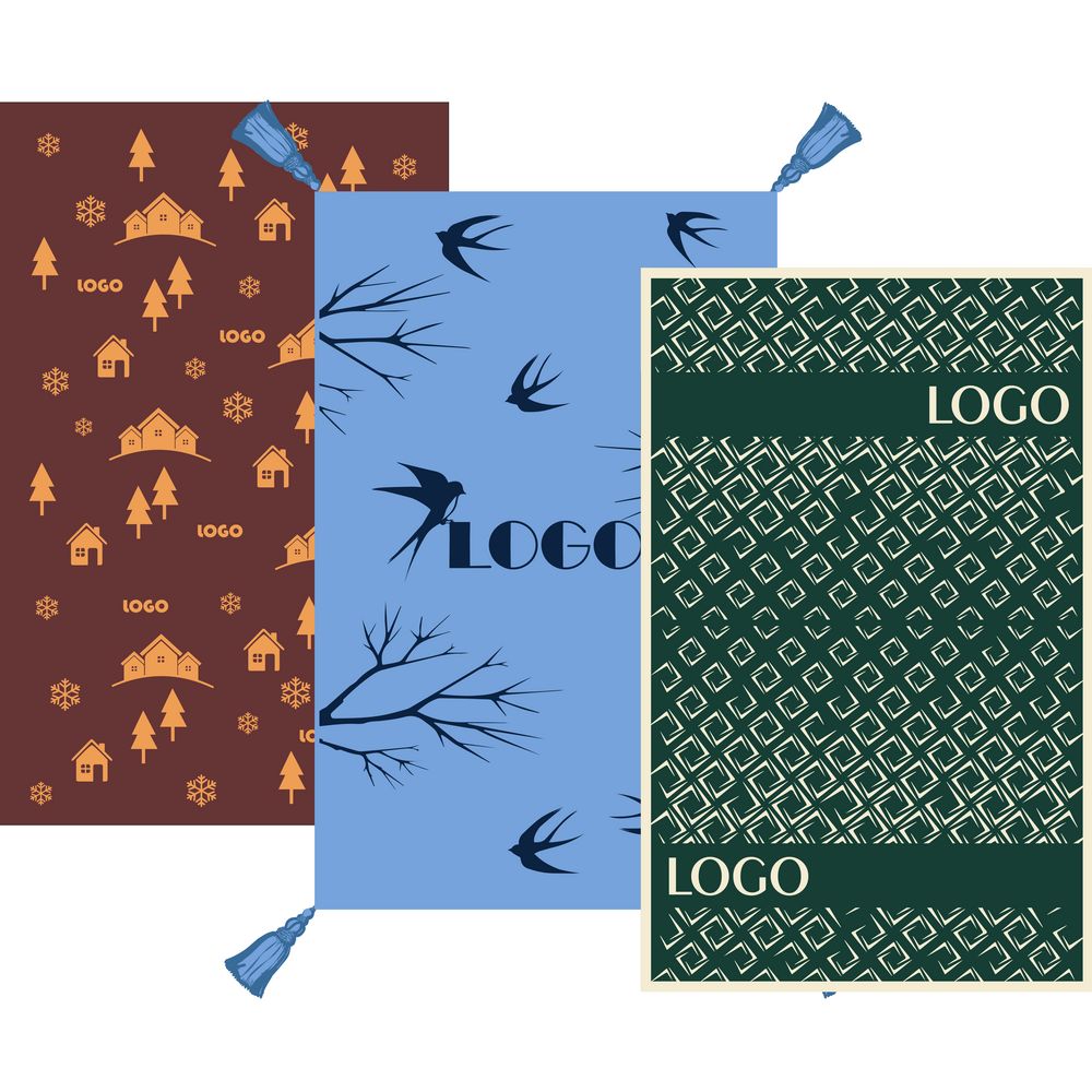 Плед на заказ Tricksy Net Light, S, полушерсть-0