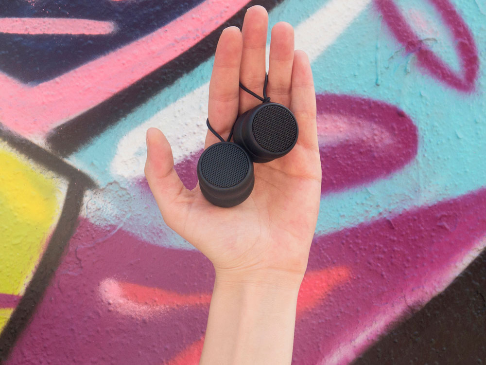 Портативная колонка TWS YoYo Mono, черный-3