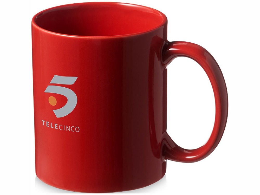 Кружка керамическая Santos, красный-5