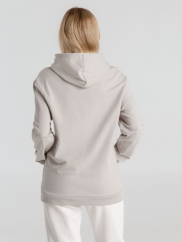 Толстовка с капюшоном унисекс Hoodie, дымчато-серая-8